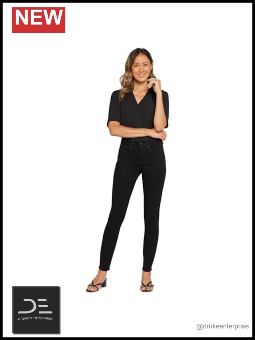 NYDJ Ami Skinny Jeans Petite High Rise Lift Tuck Denim